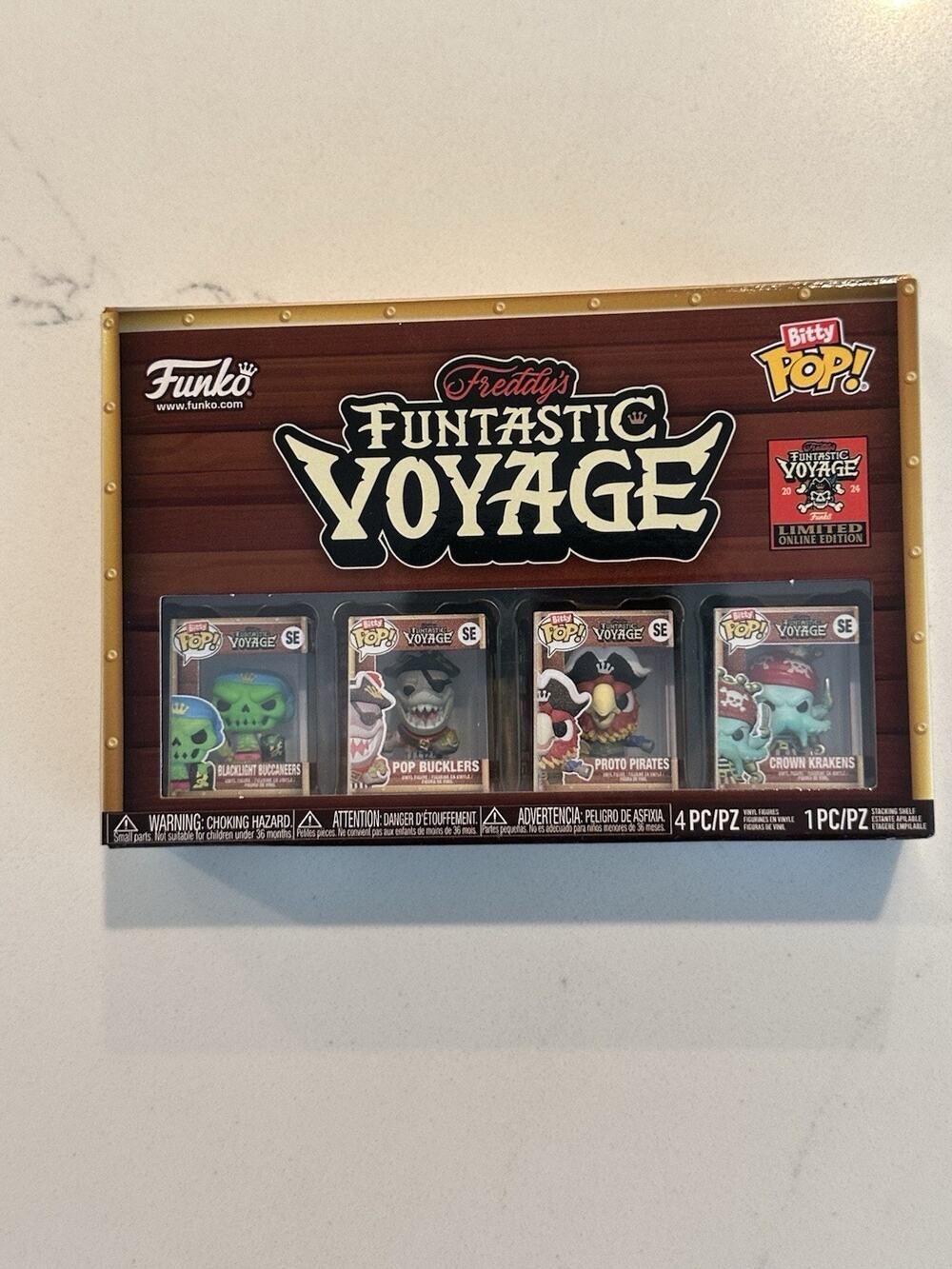 Funko Freddy's Funtastic Voyage 2024 Box of Fun Fundays Bitty Pop! 4 Pack #3